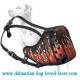 Dalmatian Hand Painted Leather Muzzle