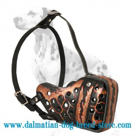 'Magma Style' Dalmatian Dog Muzzle