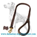 Braided Style Dalmatian Dog Lead