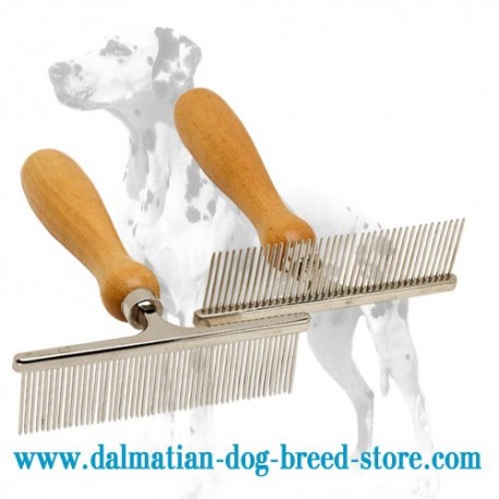 'Hair Designer' Dalmatian Dog Metal Brush