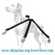 Practical Dalmatian Nylon Dog Triple Leash