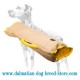 Convenient Dalmatian Dog Training Sleeve of Jute Material