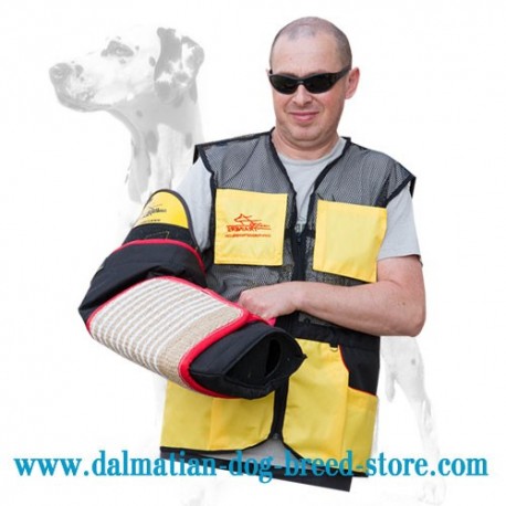 Large Dalmatian Training Sleeve of Eco-Safe Material