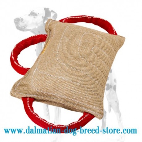 Dalmatian Training Dog Bite Pad of Jute