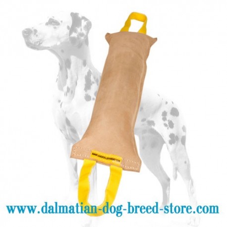 Dalmatian Training Dog Bite Tug with Handles for Secure Grip
