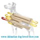 Dalmatian Dog Bite Training Set of Jute Tugs