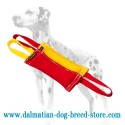 'Simple Set' 2 Dalmatian Dog Training Bite Tugs of French Linen