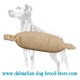 Jute Dalmatian Training Dog Bite Tug without Handles