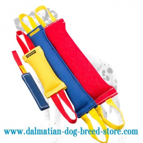 Dalmatian Training Set of French Linen Tugs with FREE GIFT