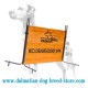 Dalmatian Training Dog Wooden Barrier