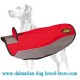 Dalmatian Warming Nylon Dog Coat for Cold Seasons