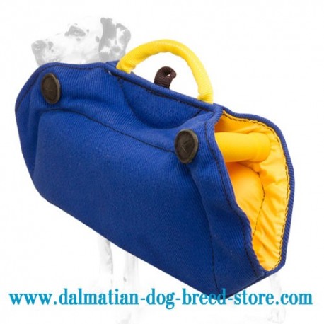 Dalmatian Dog Training Grip Builder made of French Linen