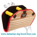 Jute-Surfaced Dalmatian Dog Bite Builder for Advanced Training