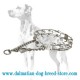 Dalmatian Dog Pinch Collar Made by Herm Sprenger