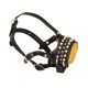 Stylish Leather Dalmatian Dog Muzzle