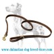 Handcrafted Dalmatian Leather Dog Leash